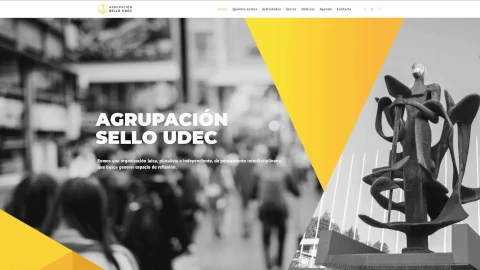 Captura de pantalla Agrupación Sello UdeC